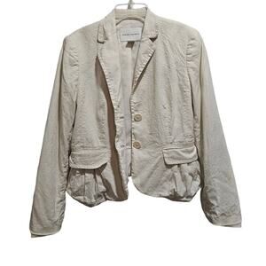 Women's Banana Republic Blazer SIZE 8 Petite Cream